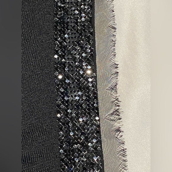 Jones New York Black Sparkle Trim Cardigan, size XL - Picture 2 of 6